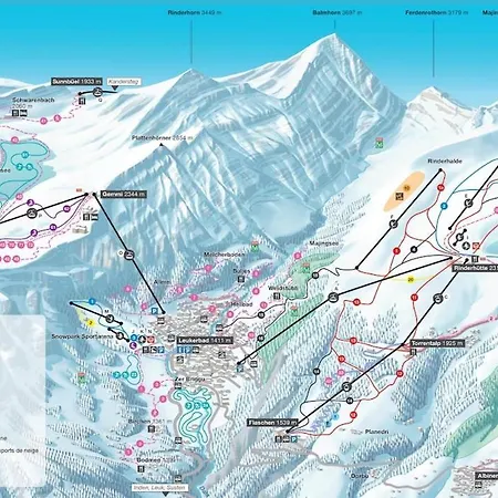Апартаменти Luxuse Fluee 11 Лейкербад
